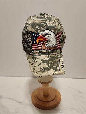 U.S.A Honor  Camouflage Eagle Embroidered Cap